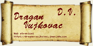 Dragan Vujkovac vizit kartica